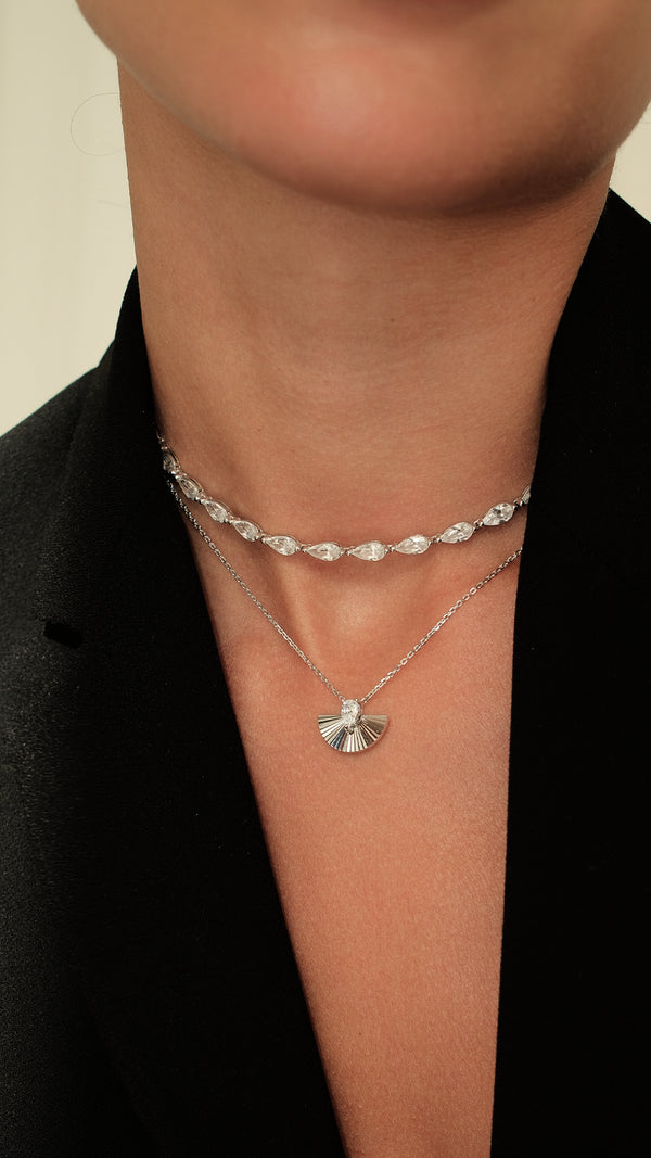 Celene Necklace Sterling Silver