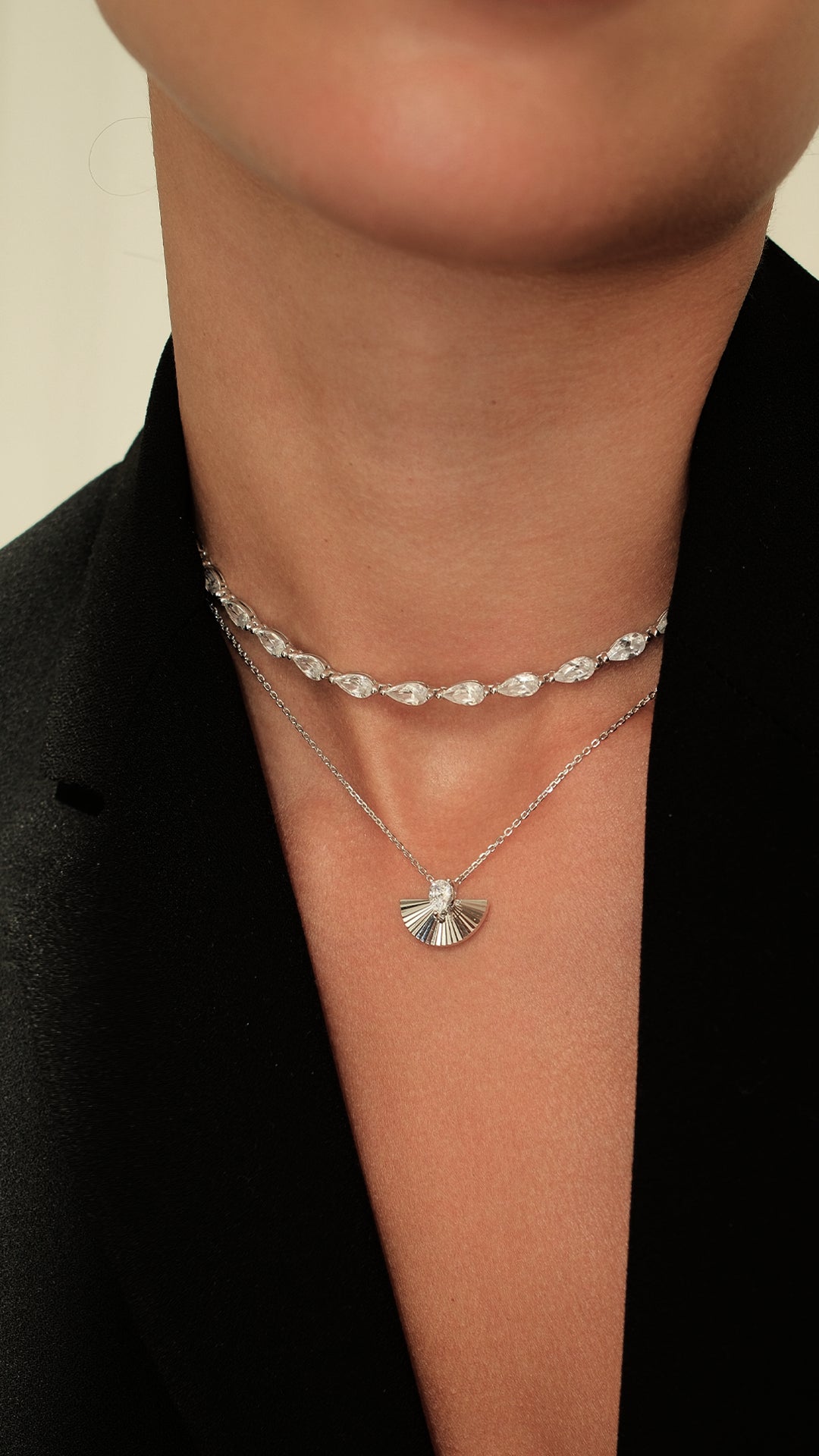 Celene Necklace Sterling Silver