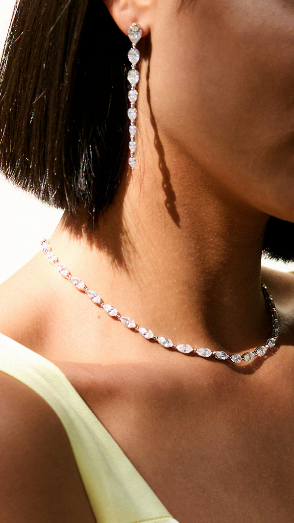 Tegan Necklace Sterling Silver