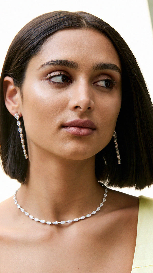 Tegan Necklace Sterling Silver