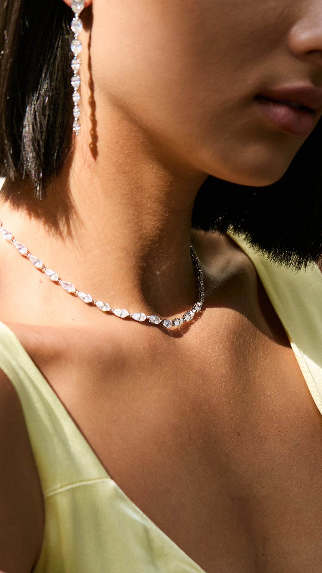 Tegan Necklace Sterling Silver
