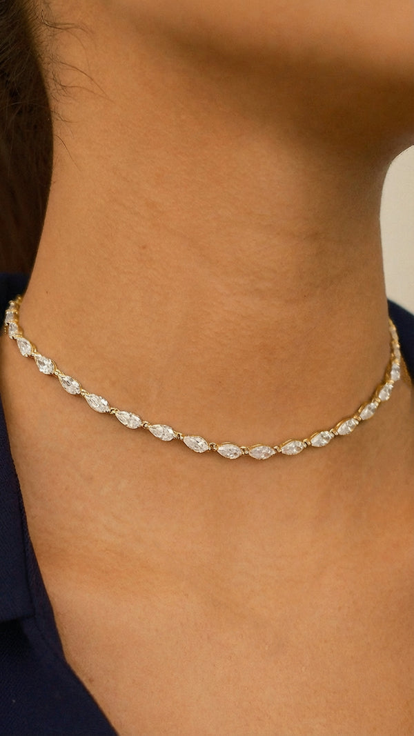 Tegan Necklace Gold Vermeil