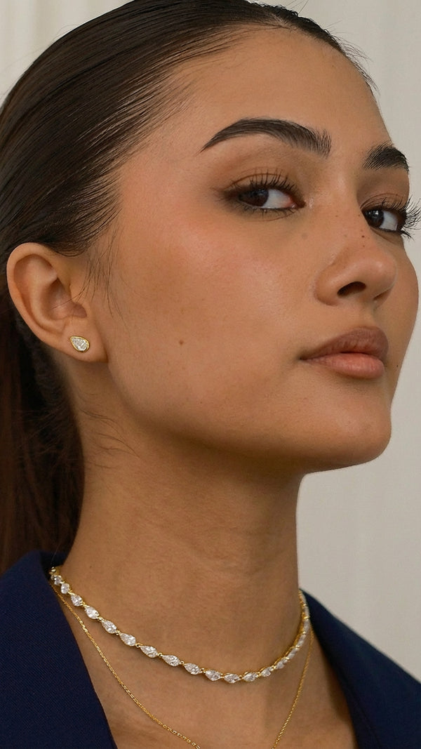 Tegan Necklace Gold Vermeil