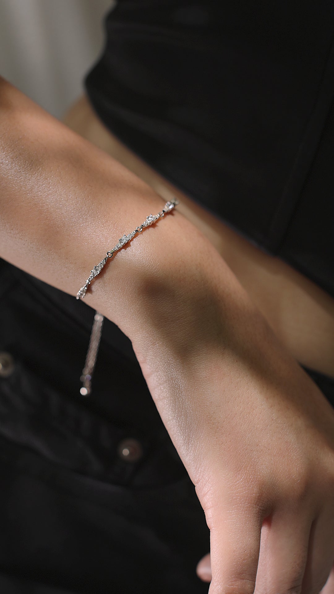 Thalassa Bracelet White Gold Plated