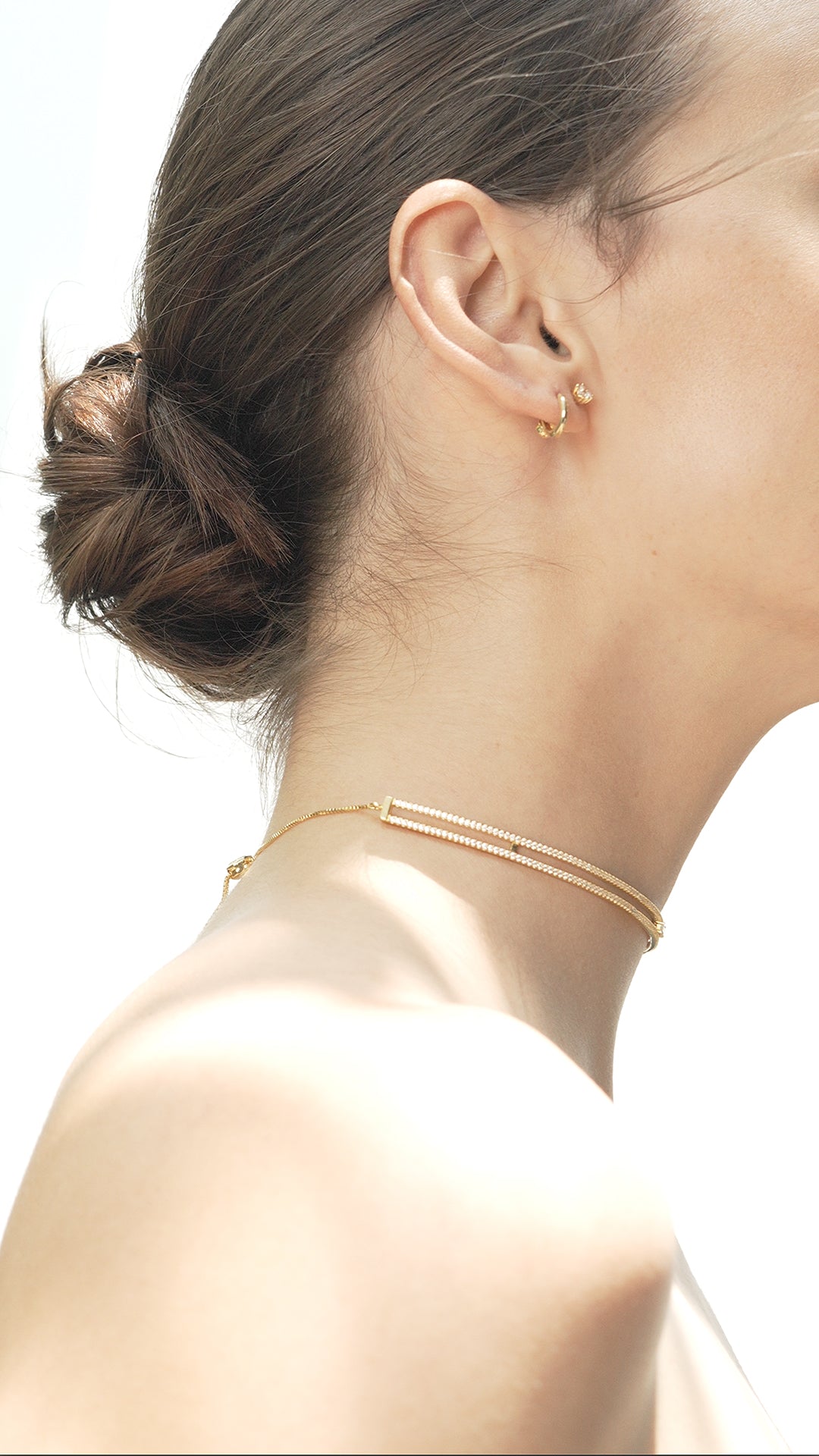 Thela Choker Necklace 18K Gold Vermeil
