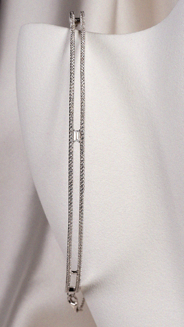 Thela Choker Necklace Sterling Silver