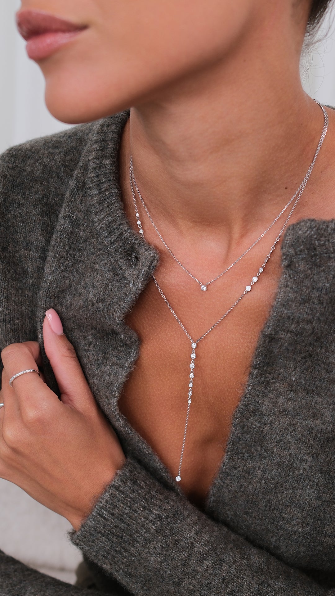 Thiya Necklace Sterling Silver