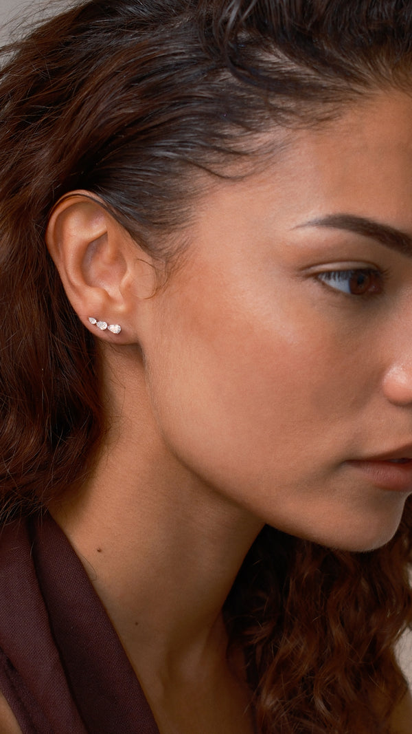 Toluda Ear Climber Sterling Silver