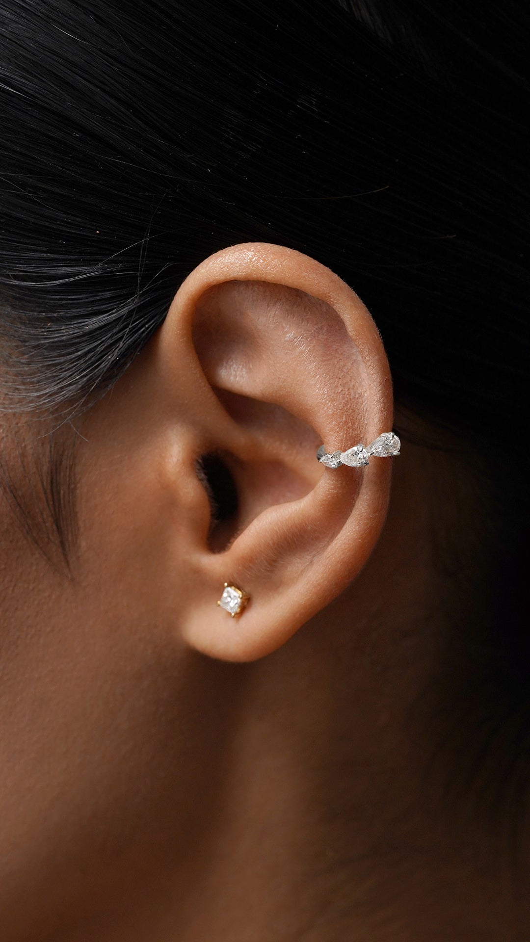 Toluda Cuff Earring Sterling Silver