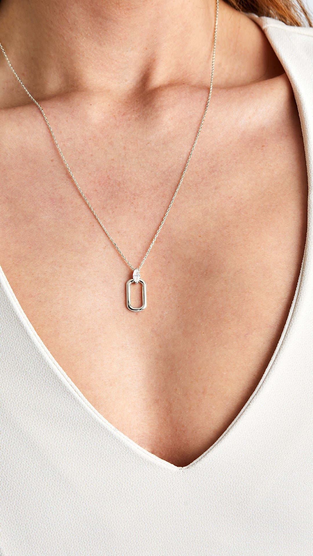 Personalized Name Tag Necklace - Stainless Steel Custom Name Jewelry Gift For Her, Him, Friends & Family