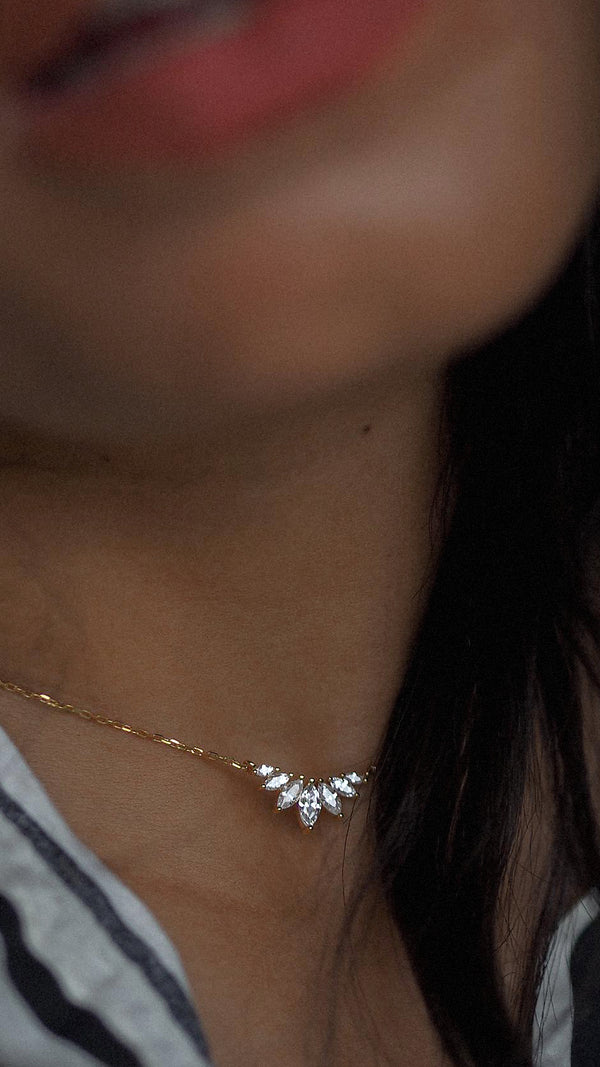 Tulisa Necklace Gold Vermeil