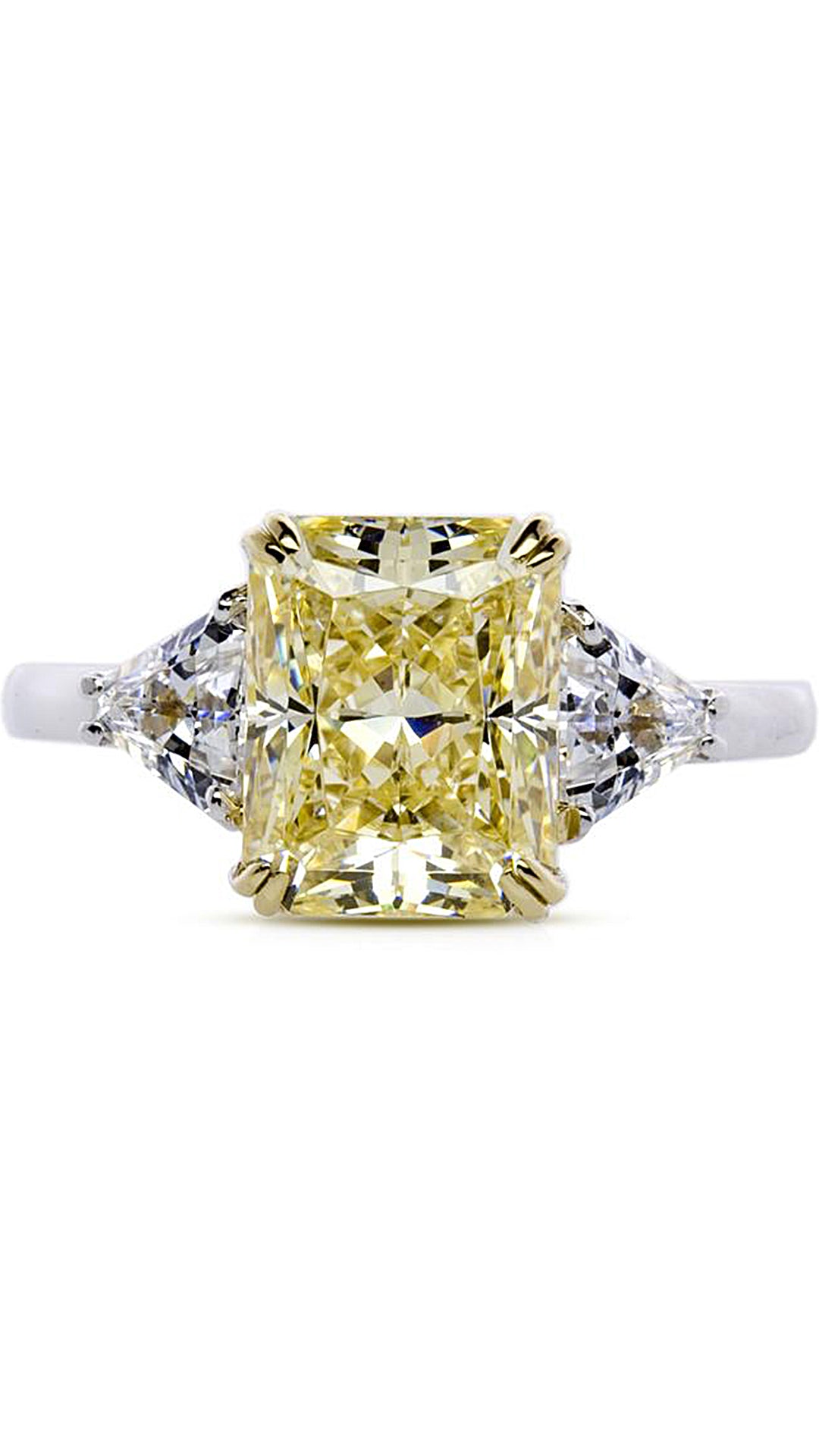 Alma Ring Light Yellow Sterling Silver