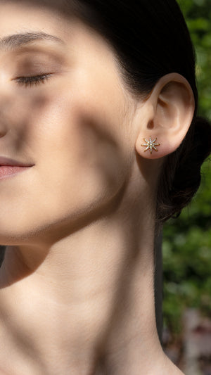 Vega Studs Gold Vermeil