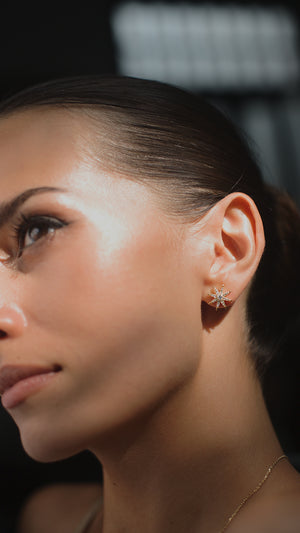 Vega Studs Gold Vermeil