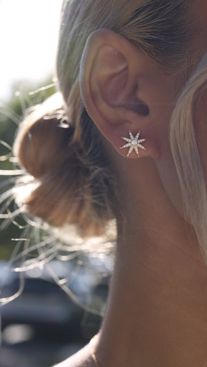 Vega Studs Gold Vermeil