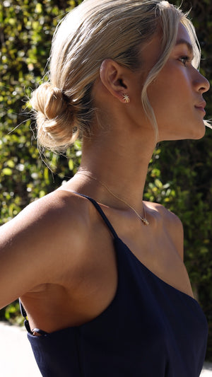 Vega Studs Gold Vermeil