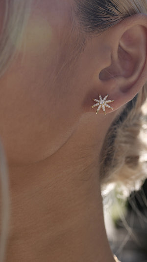 Vega Studs Gold Vermeil
