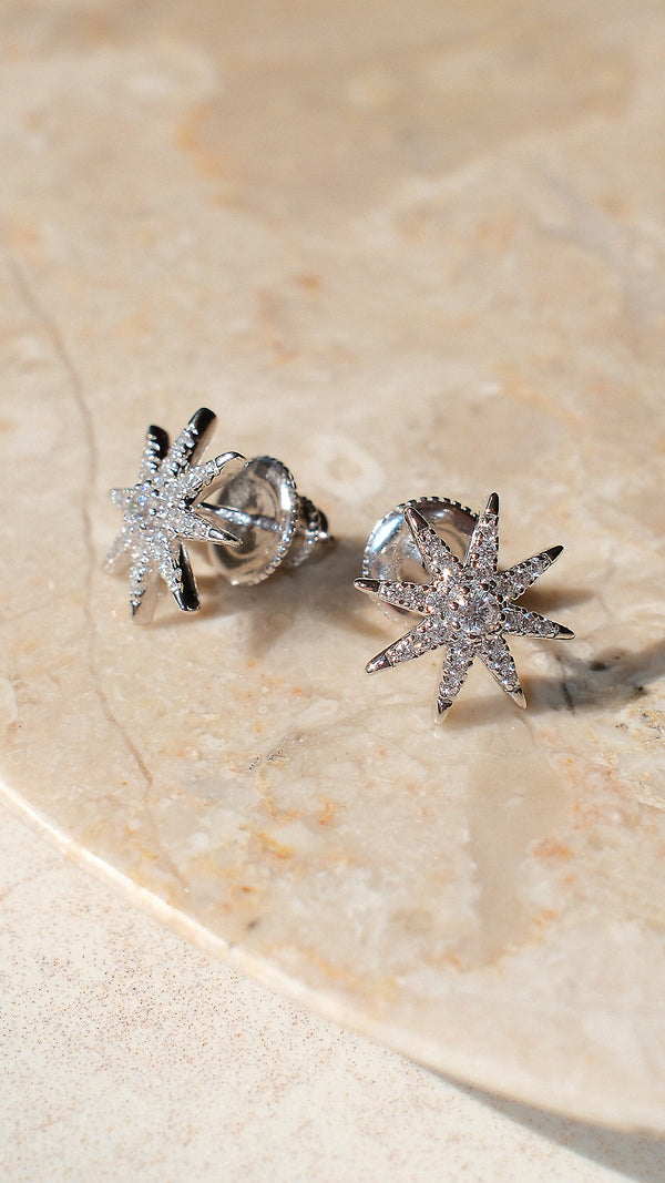 Vega Stud Earrings Sterling Silver