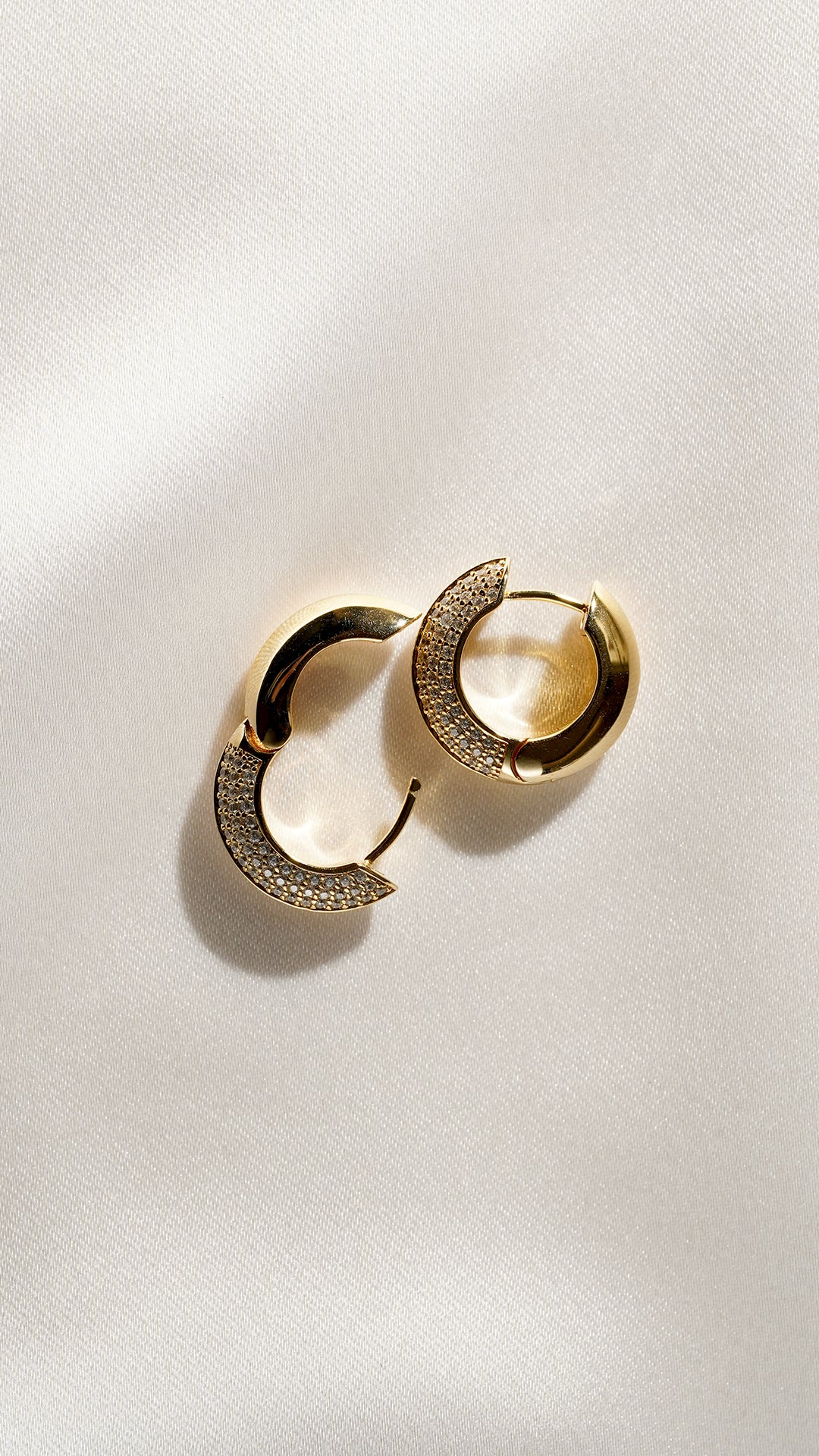 Walden Hoop Earrings Gold Vermeil