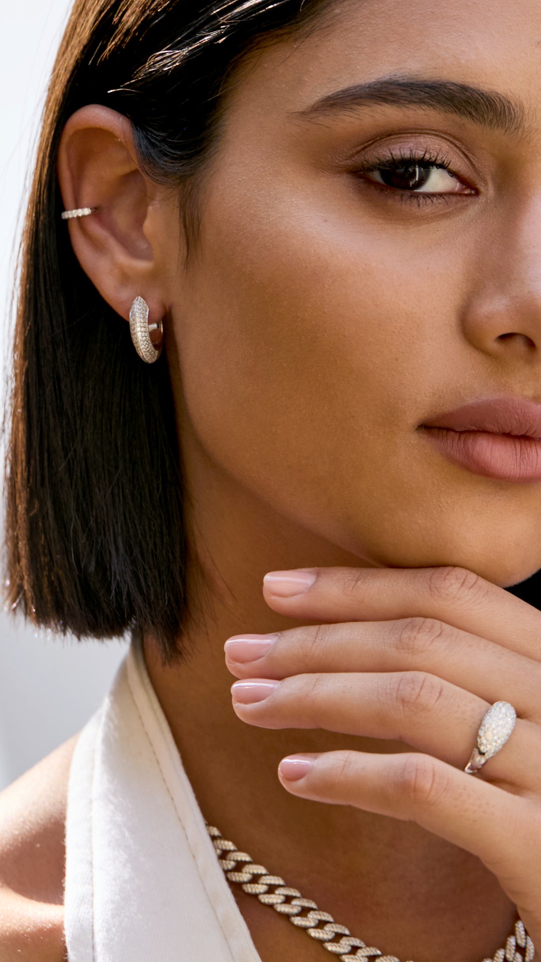 Hera Pavé Ring Sterling Silver