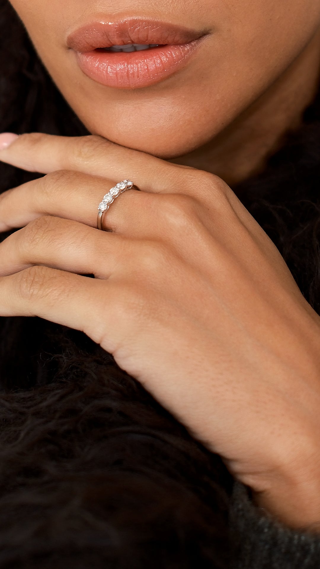 Wendy Diamond Ring 18K White Gold