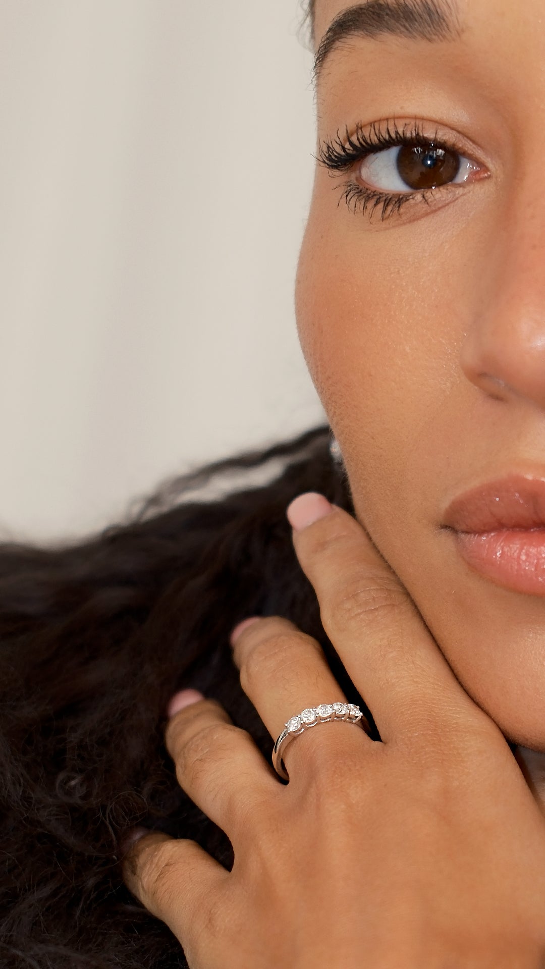 Wendy Diamond Ring 18K White Gold