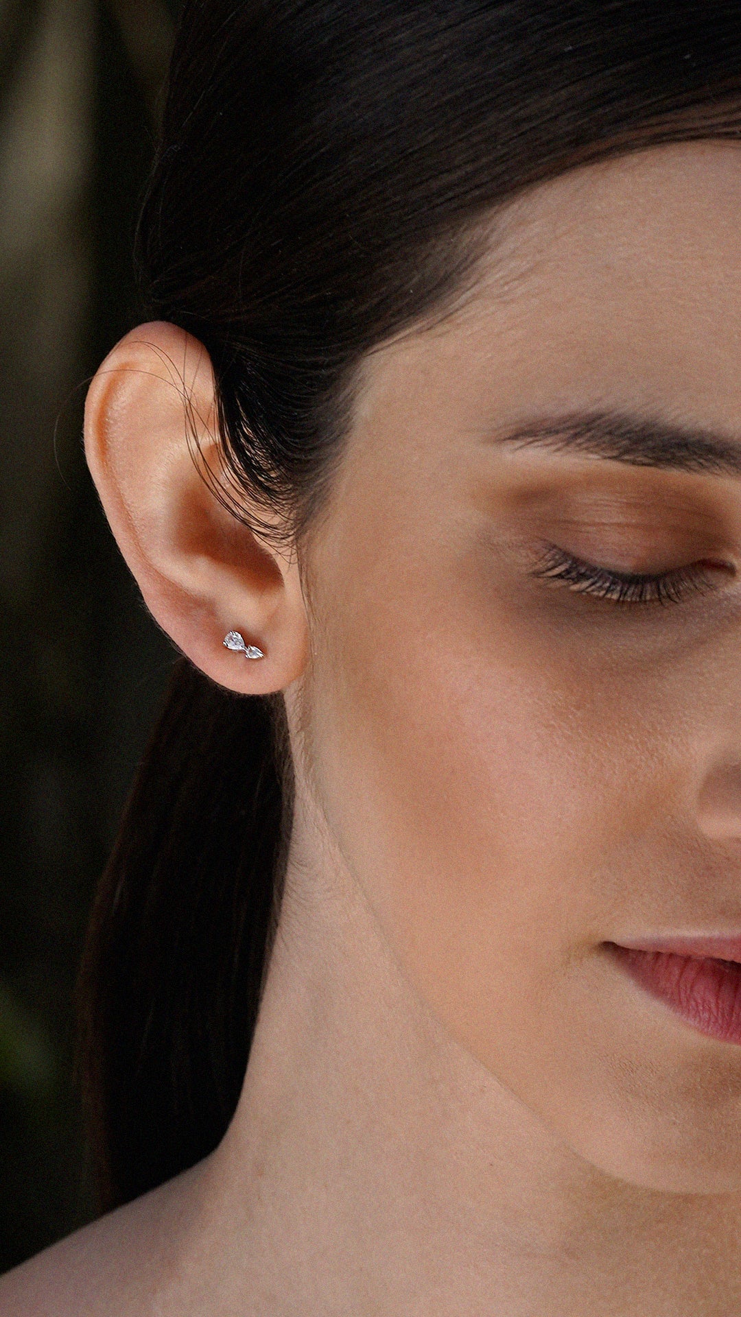 Zeta Stud Earrings Sterling Silver