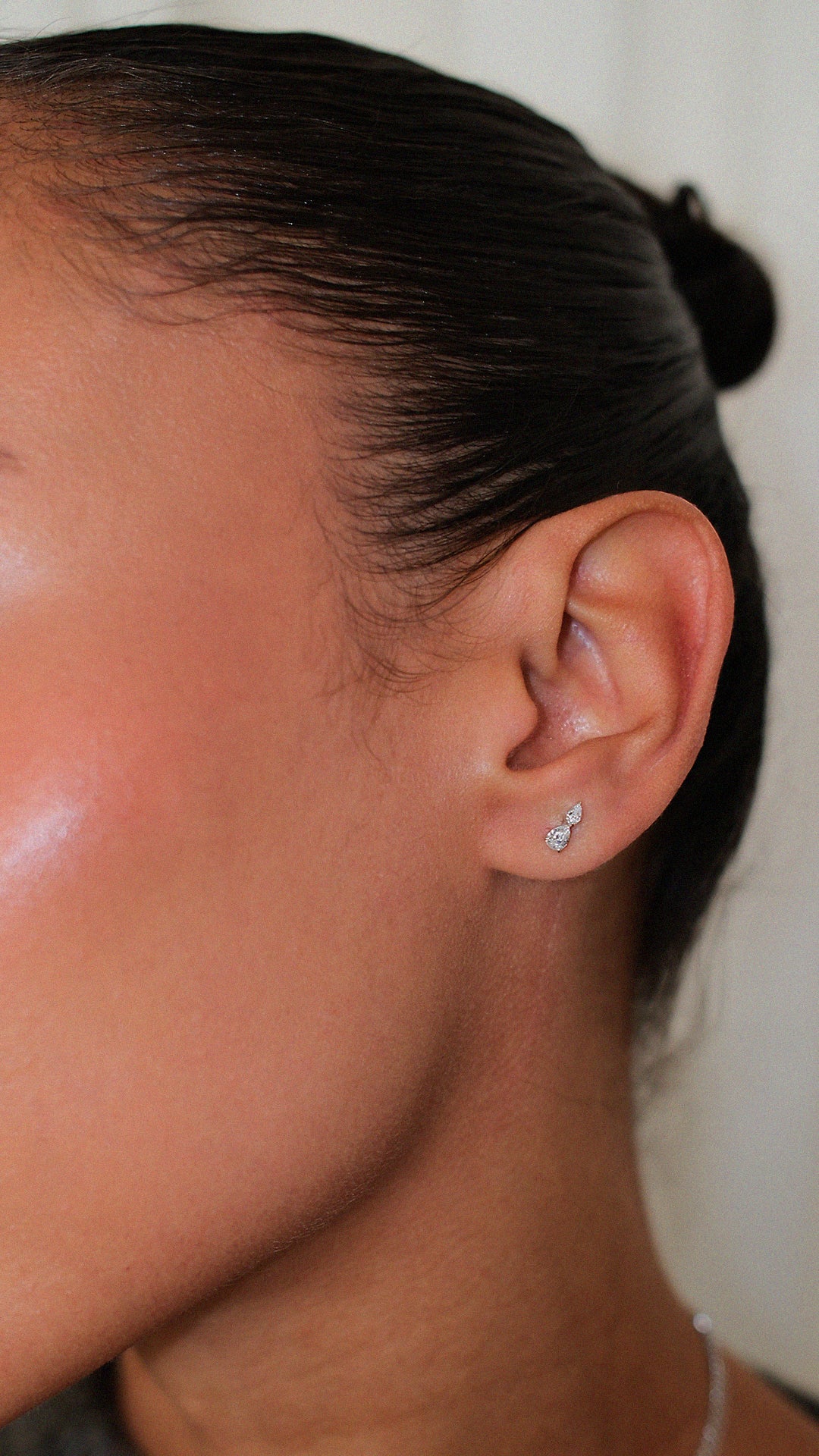 Zeta Stud Earrings Sterling Silver