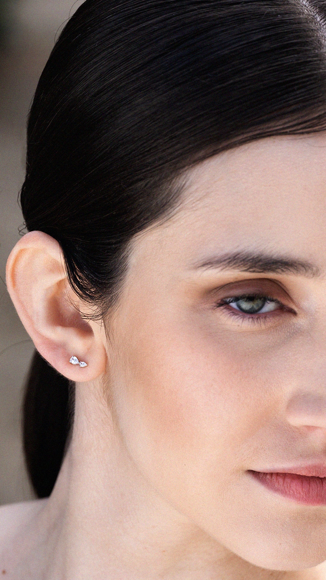 Zeta Stud Earrings Sterling Silver