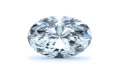 1.90 carat Oval diamond Excellent cut D color VVS2 clarity