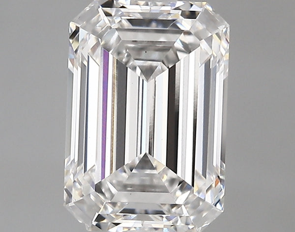 2.82 carat Emerald diamond Excellent cut E color VS1 clarity