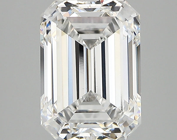 3.07 carat Emerald diamond Excellent cut E color VVS2 clarity