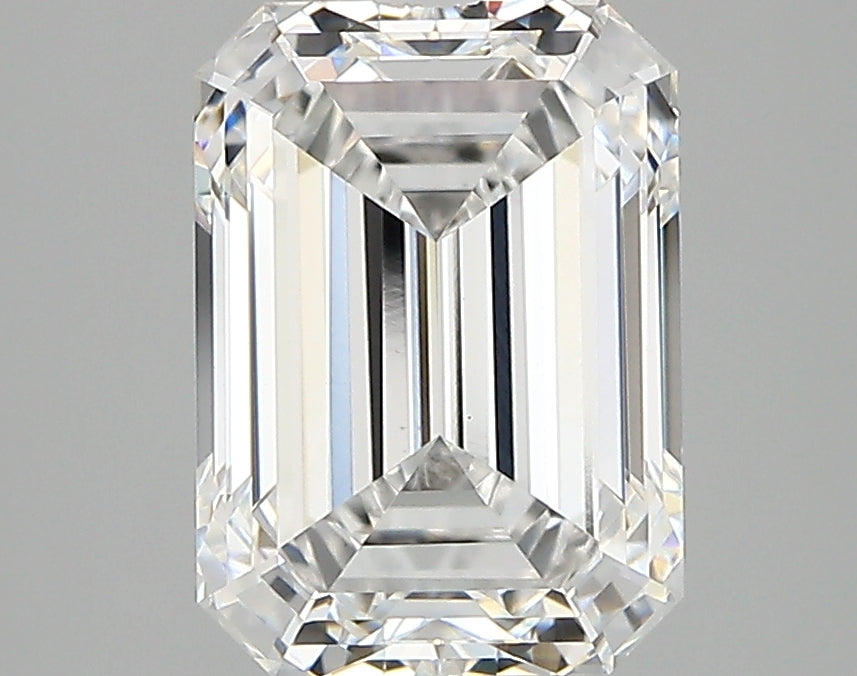 3.07 carat Emerald diamond Excellent cut E color VVS2 clarity