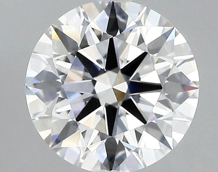 2.45 carat Round diamond Ideal cut D color VVS2 clarity