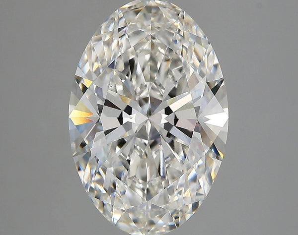 3.82 carat Oval diamond Excellent cut F color VS1 clarity