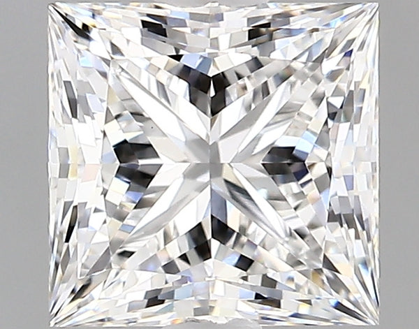 2.17 carat Princess diamond Excellent cut E color VVS2 clarity