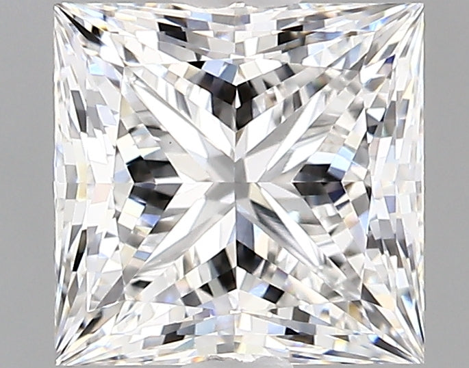 2.17 carat Princess diamond Excellent cut E color VVS2 clarity