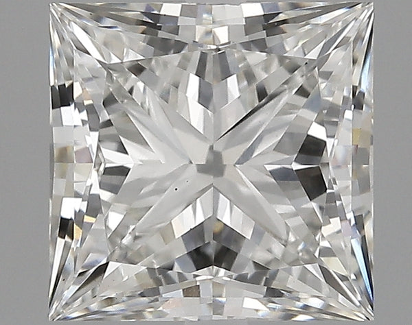 3.62 carat Princess diamond Excellent cut H color VS1 clarity