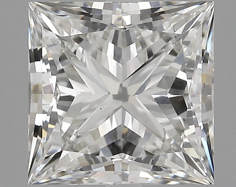 3.62 carat Princess diamond Excellent cut H color VS1 clarity