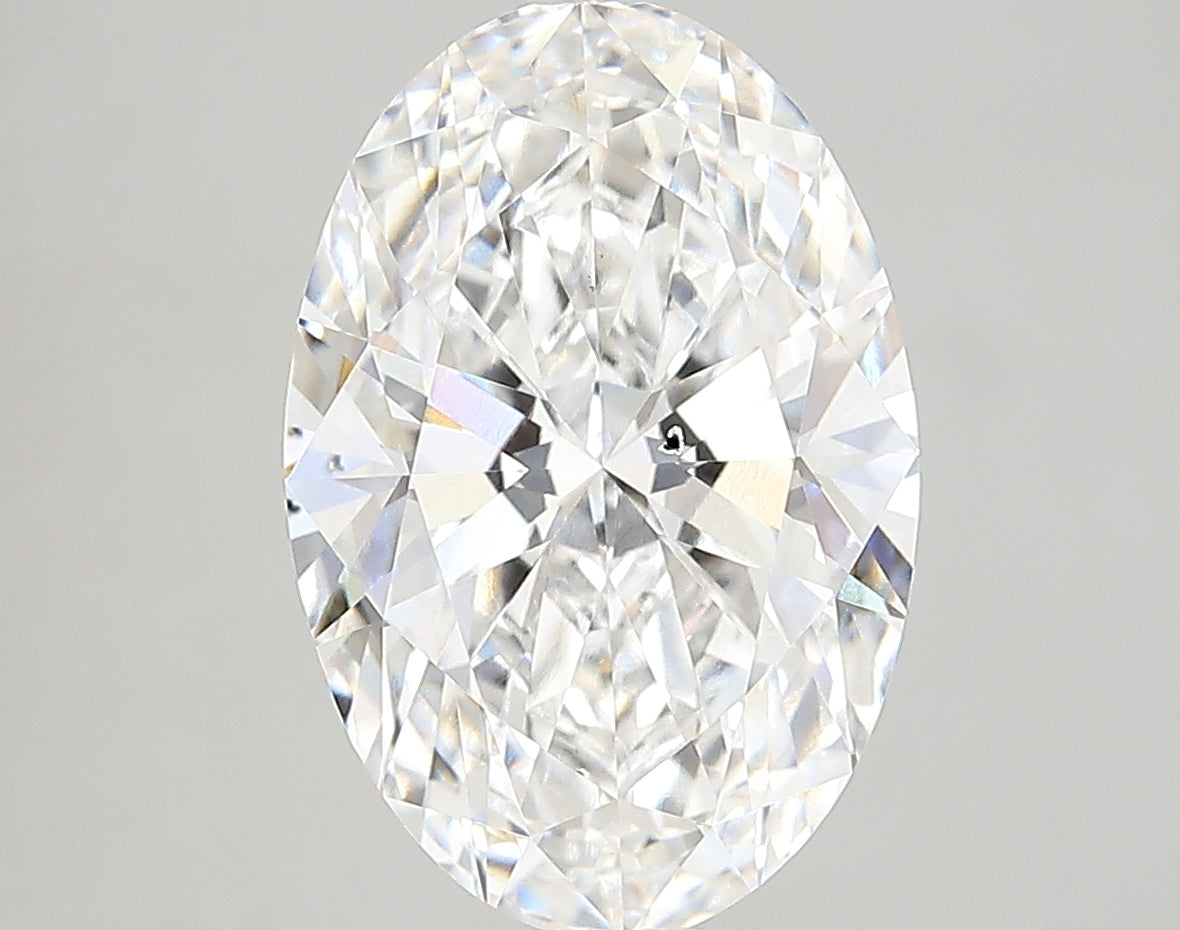 4.39 carat Oval diamond Excellent cut F color SI1 clarity