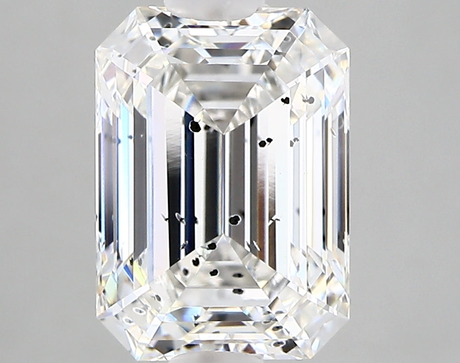 3.02 carat Emerald diamond Excellent cut G color SI2 clarity