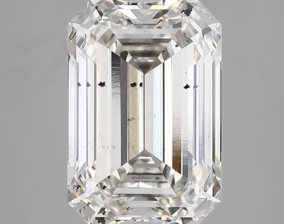 3.23 carat Emerald diamond Excellent cut G color SI1 clarity
