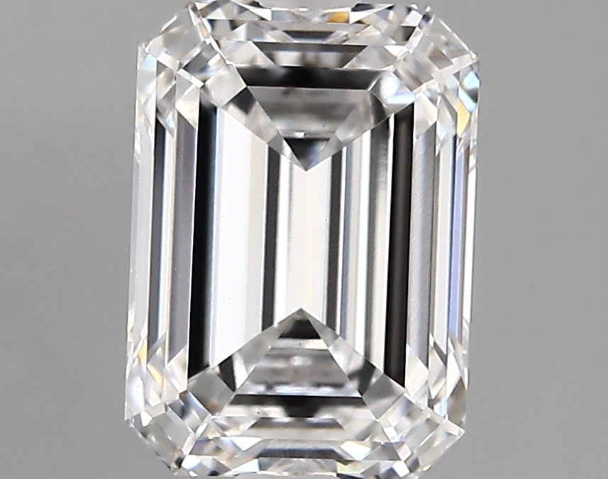 3.11 carat Emerald diamond Excellent cut D color VVS2 clarity