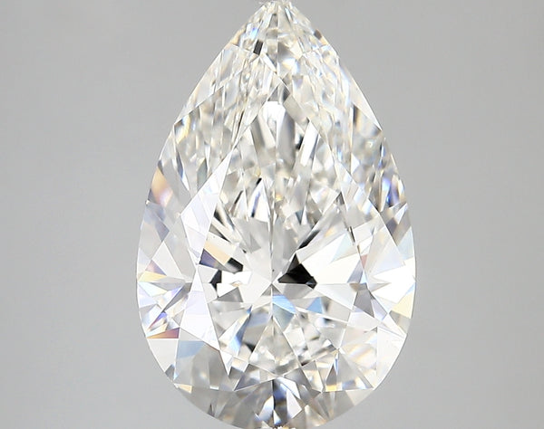 4.10 carat Pear diamond Excellent cut F color VS1 clarity