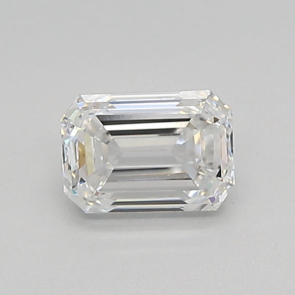 0.72 carat Emerald diamond Excellent cut D color IF clarity