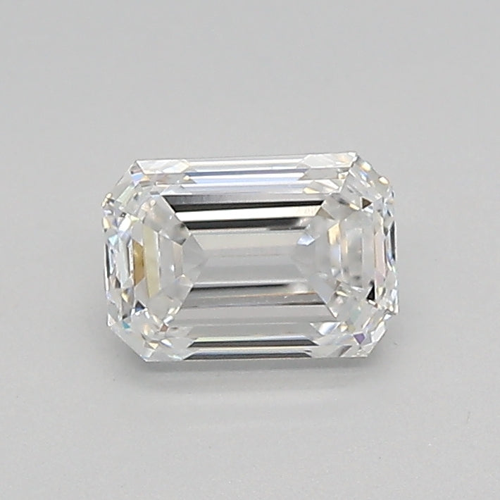 0.72 carat Emerald diamond Excellent cut D color IF clarity
