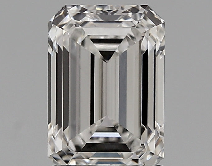 1.64 carat Emerald diamond Excellent cut E color VVS2 clarity