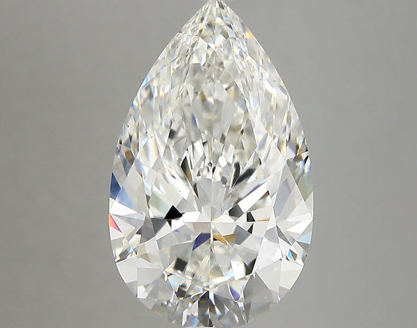 4.39 carat Pear diamond Excellent cut F color VS1 clarity