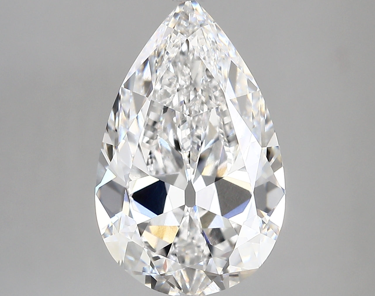 5.04 carat Pear diamond Excellent cut D color VVS1 clarity