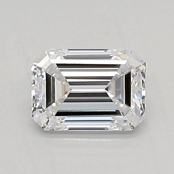 0.72 carat Emerald diamond Very Good cut D color VS2 clarity